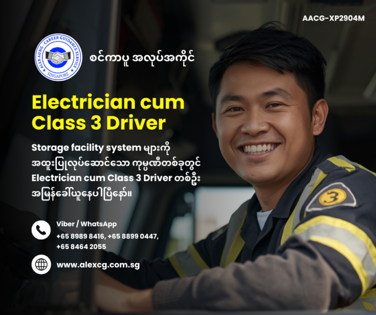 Electrician cum Class 3 Driver