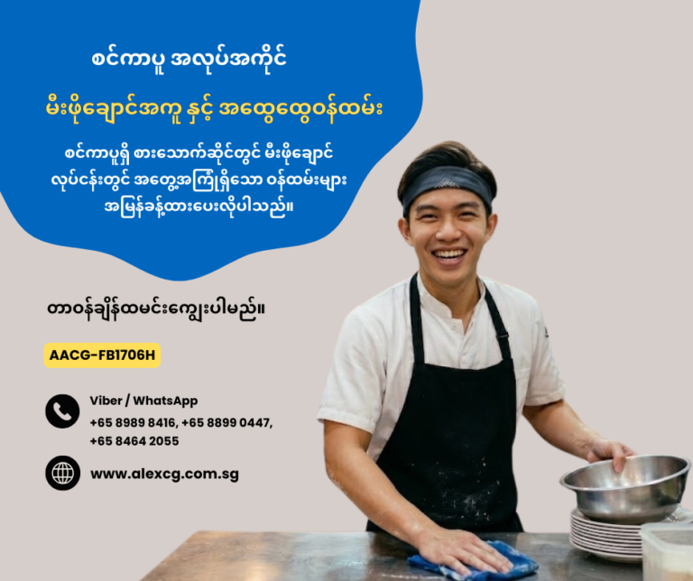 kitchen helper and general worker