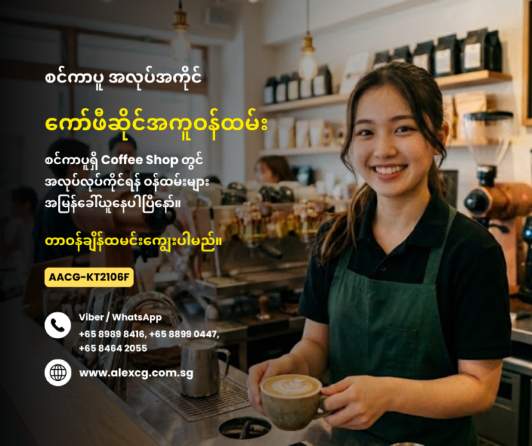 Coffee shop server & kitchen assistant
