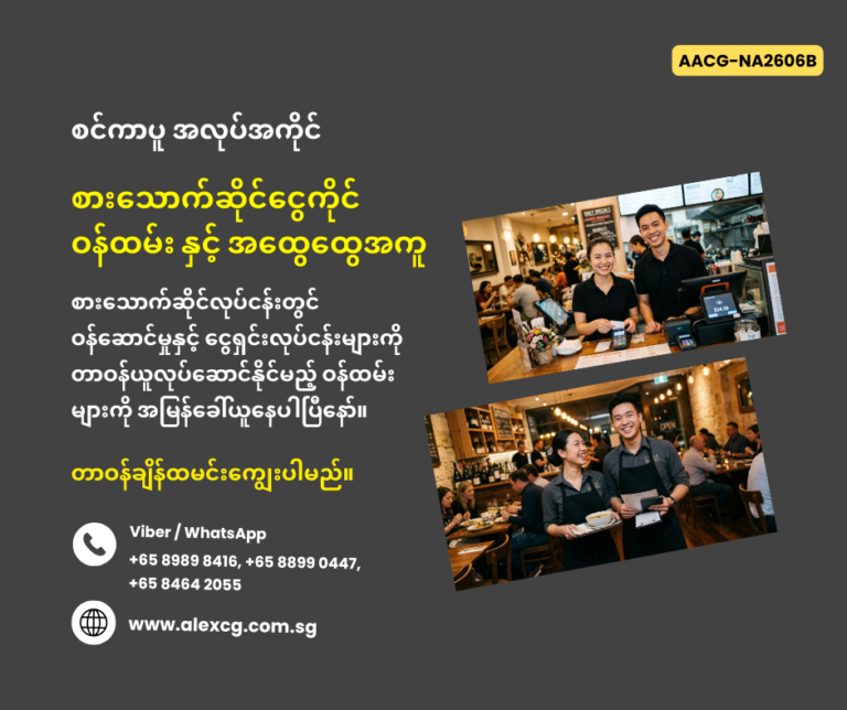 Cashier and General Helper