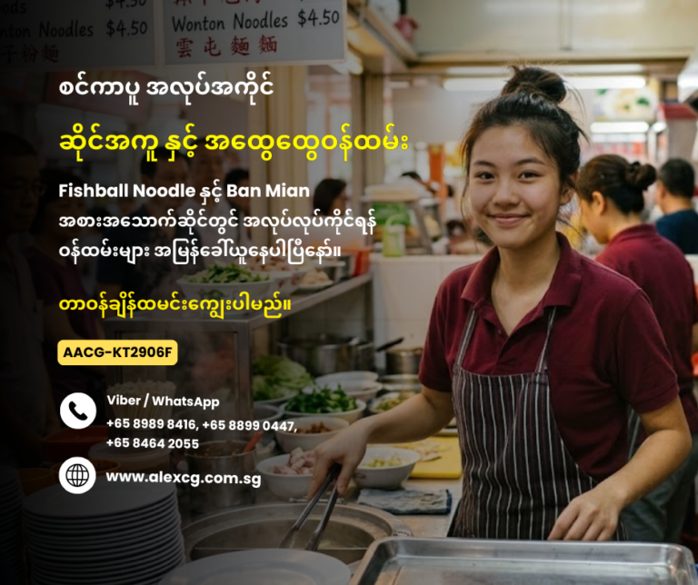 Stall assistant cum general worker