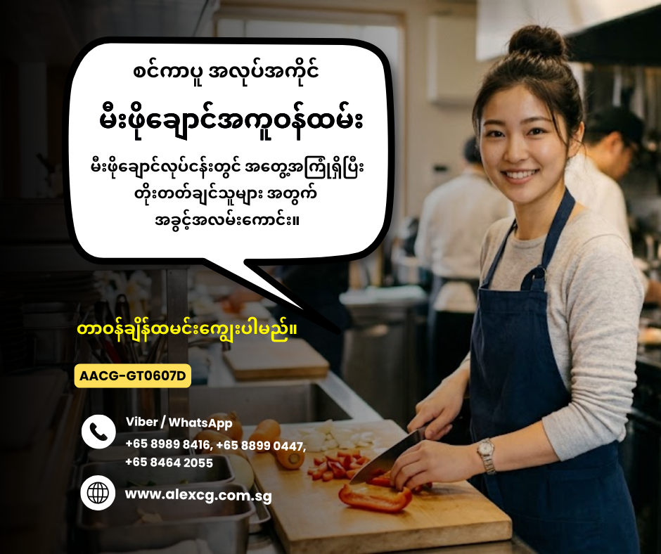မီးဖိုချောင်အကူဝန်ထမ်း
