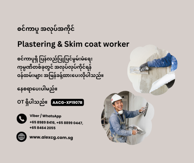 Plastering & Skim coat worker