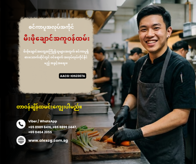 မီးဖိုချောင်အကူဝန်ထမ်း