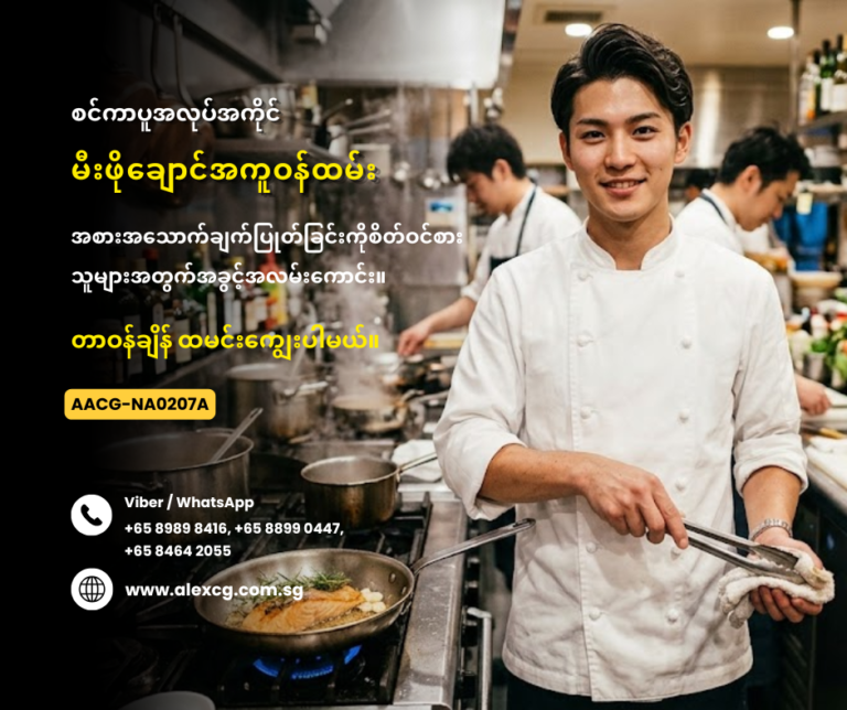 မီးဖိုချောင်အကူဝန်ထမ်း