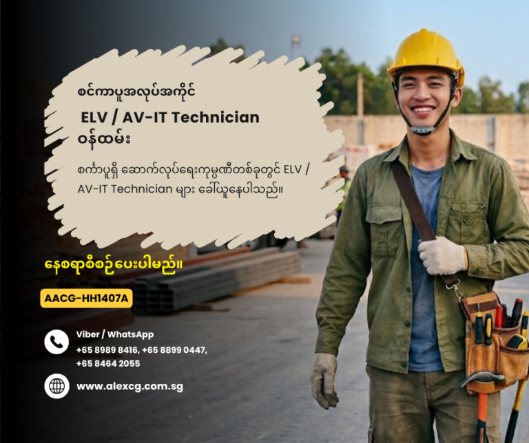 ELV / AV-IT Technician ဝန်ထမ်း
