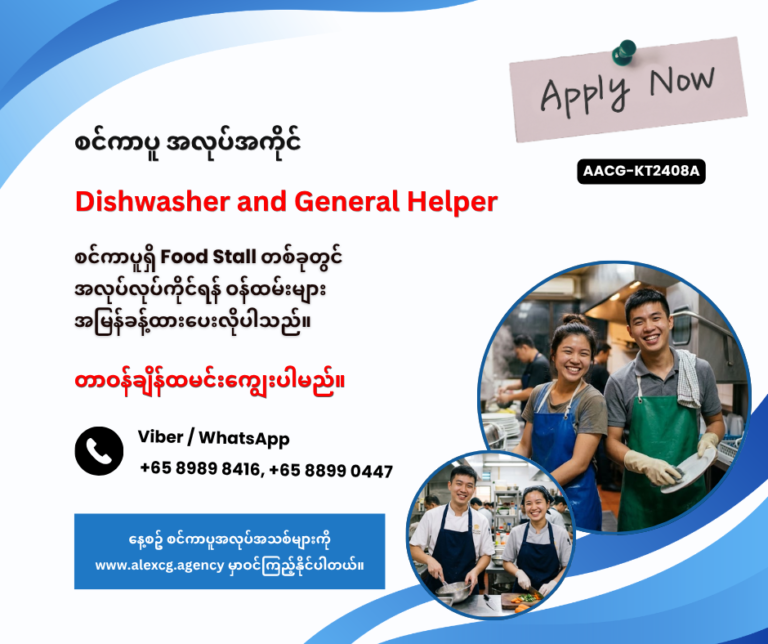 Dishwasher and General Helper