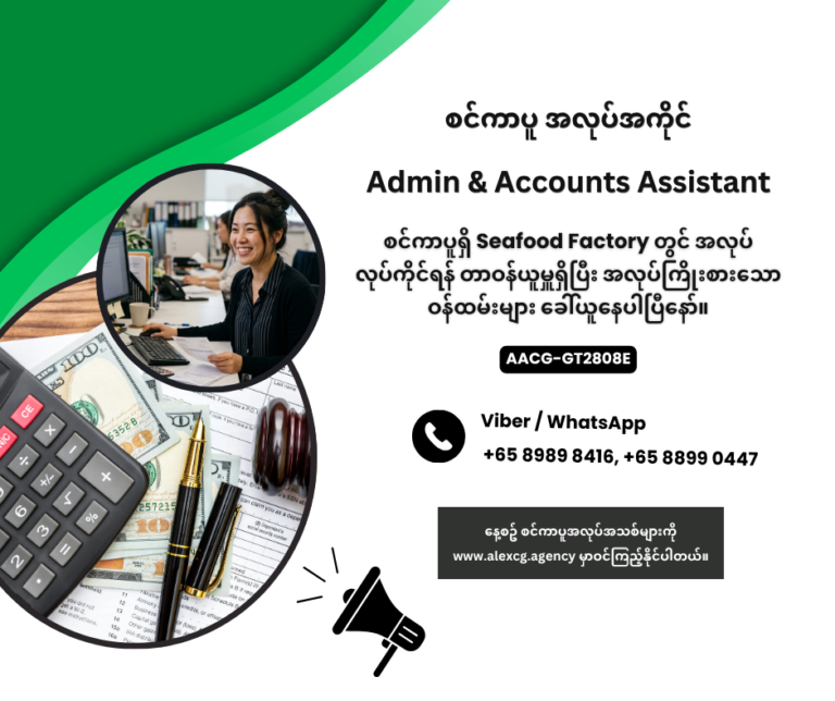 Admin & Accounts Assistant