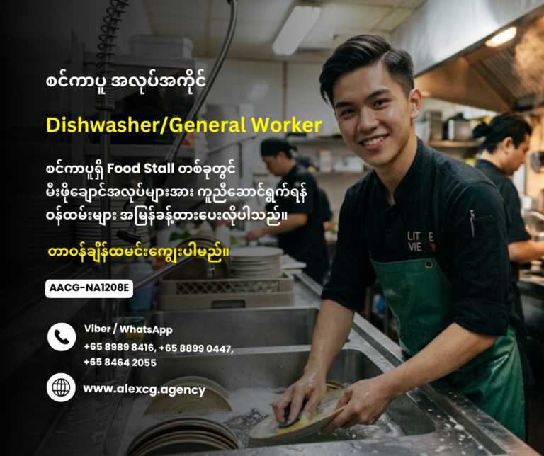 Dishwasher/General Worker