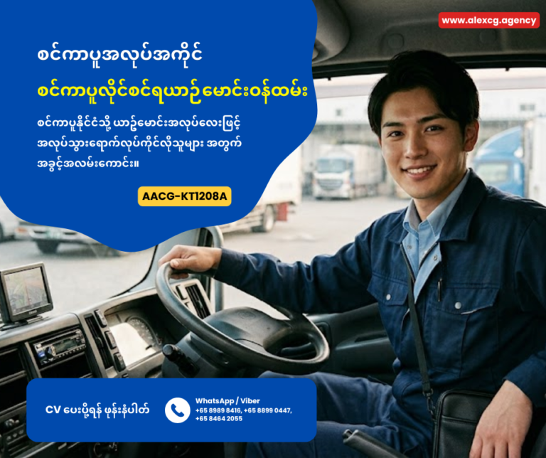 စင်ကာပူလိုင်စင်ရယာဉ်မောင်းဝန်ထမ်း