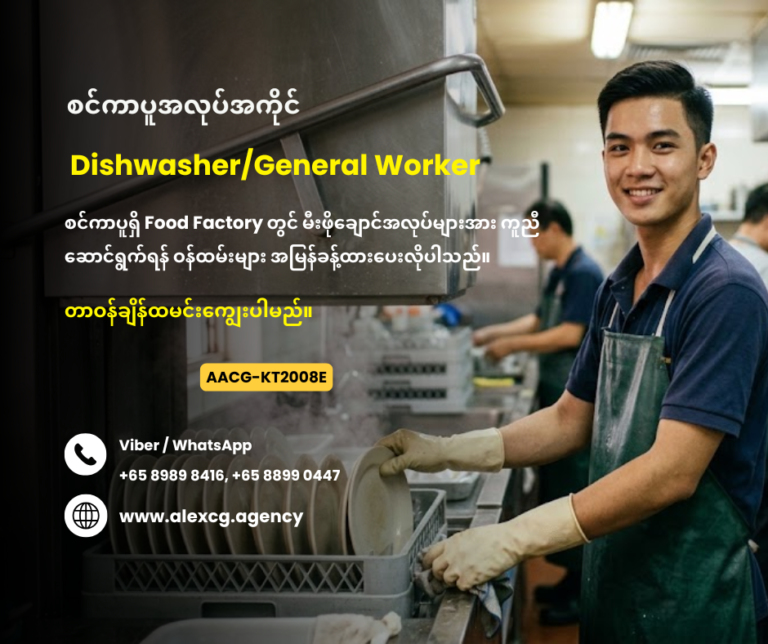 Dishwasher/General Worker