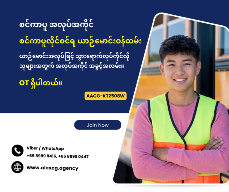 စင်ကာပူလိုင်စင်ရ ယာဉ်မောင်းဝန်ထမ်း