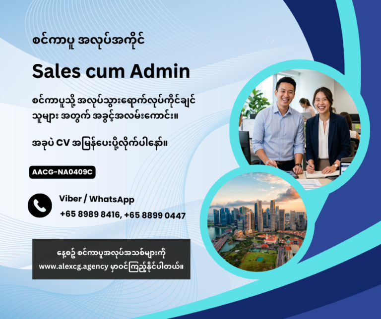 Sales cum Admin
