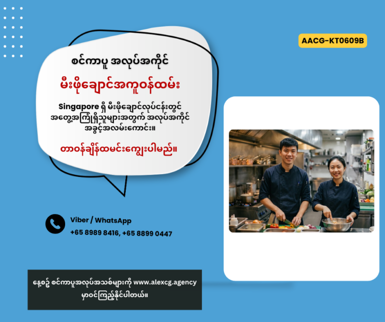 မီးဖိုချောင်အကူဝန်ထမ်း