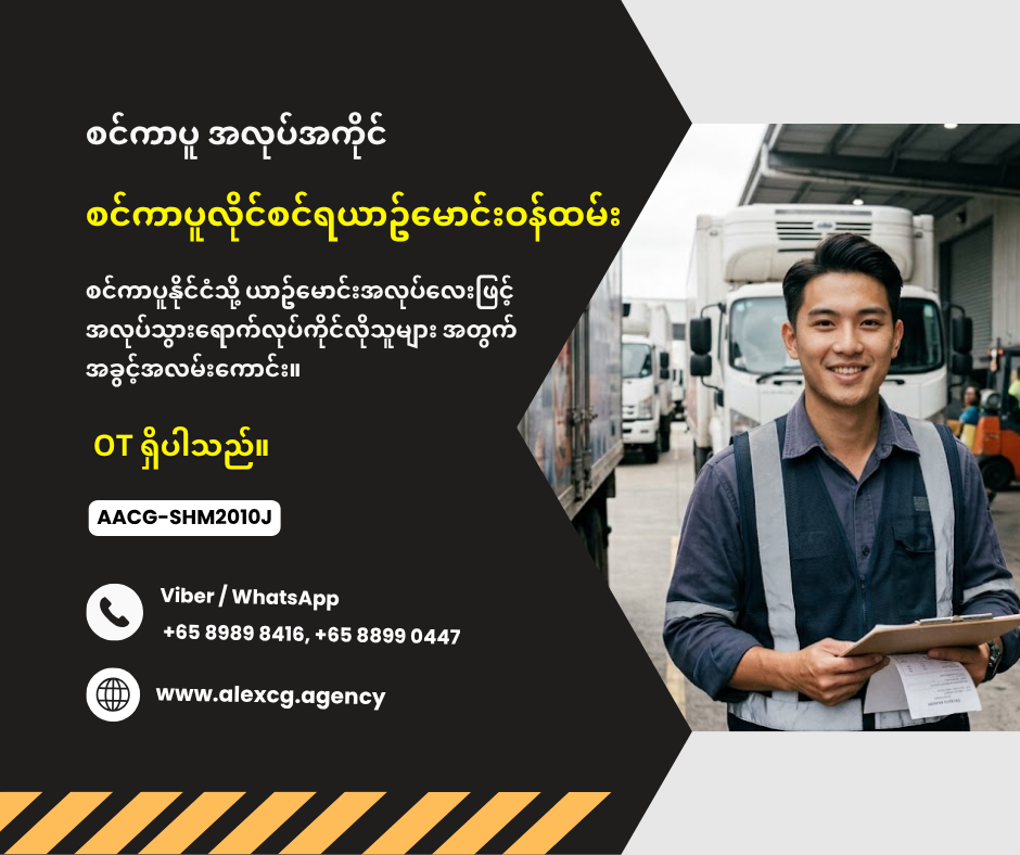 စင်ကာပူလိုင်စင်ရယာဥ်မောင်းဝန်ထမ်း